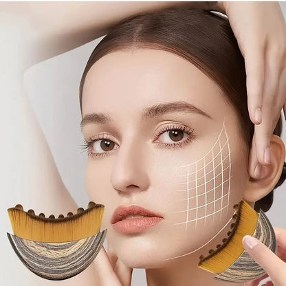 Lymphatic Contour Face Brush,Chin &Jawline Sculpting,Drainage Massager