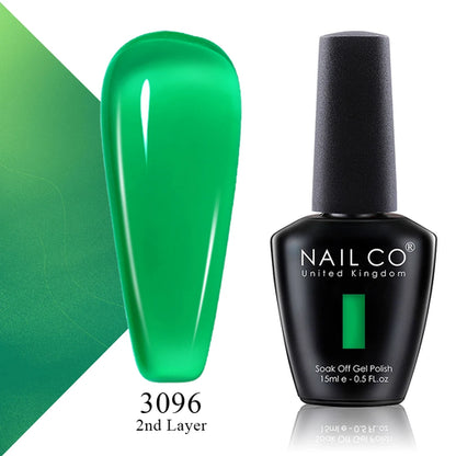 NAILCO 15ml Translucent Color Gel Nail Polish Vernis Semi Permanent UV