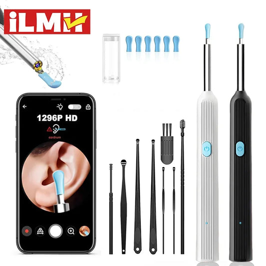 Visual Ear Wax Cleaner with Camera Safe Earwax Removal Endoscope with