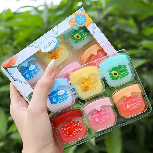 4/6/8pcs Moisturizing Lip Balm Sets Lipstick Makeup Natural Plant Base