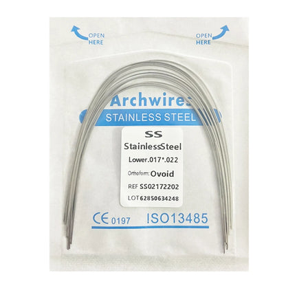 10pcs/Pack Dental Orthodontic Lingual Button Bottom Bondable Metal