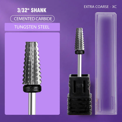 Ceramic Tungsten Carbide Nail Drill Bit Rotate Burr Milling Nail