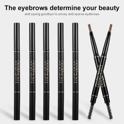 HANDAIYAN Eyebrow Pencil Automatic Rotating Double Head Long Lasting