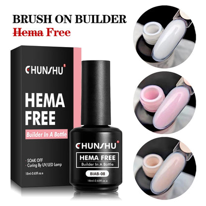 CHUNSHU Hema FREE Construction UV Gel 18ml Builder Nail Gel In A