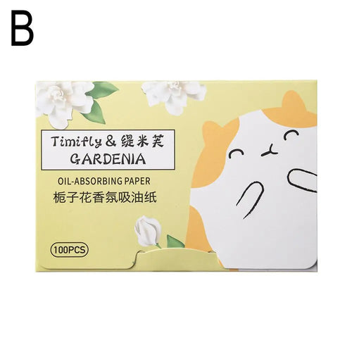 100Pcs new Face Oil Blotting Paper Protable Matting Face Wipes Facial
