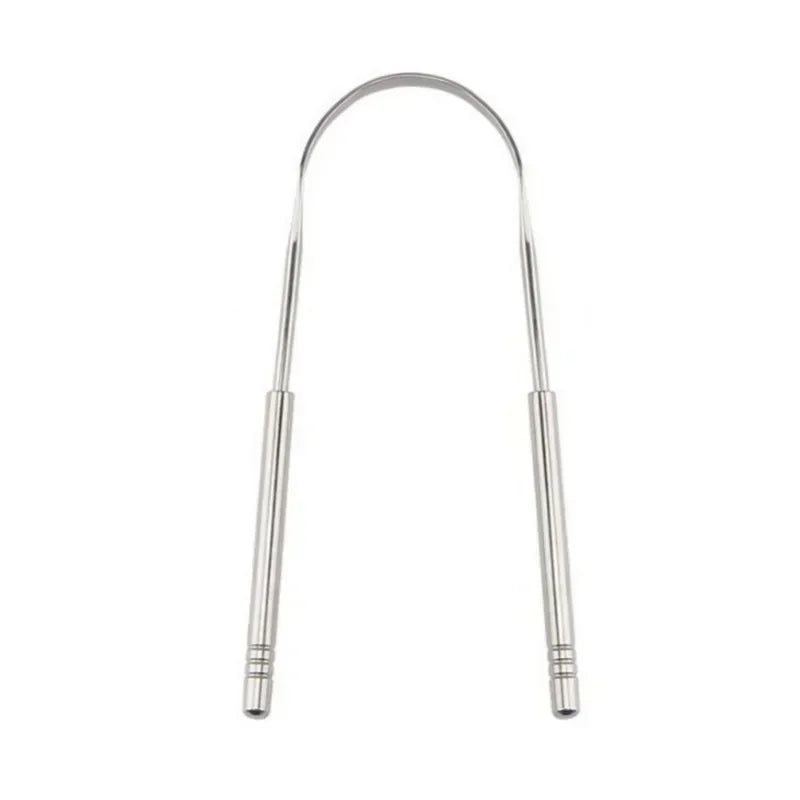 1/2/3Pcs Reusable Stainless Steel Useful Tongue Scraper Cleaner Fresh