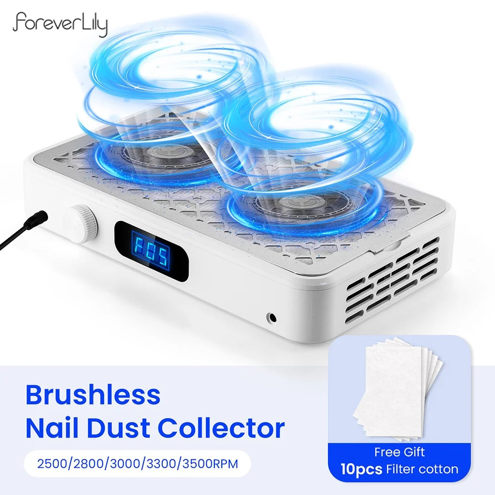 2500/2800/3000/3300/3500rpm Speed Adjustable Brushless Nail Dust