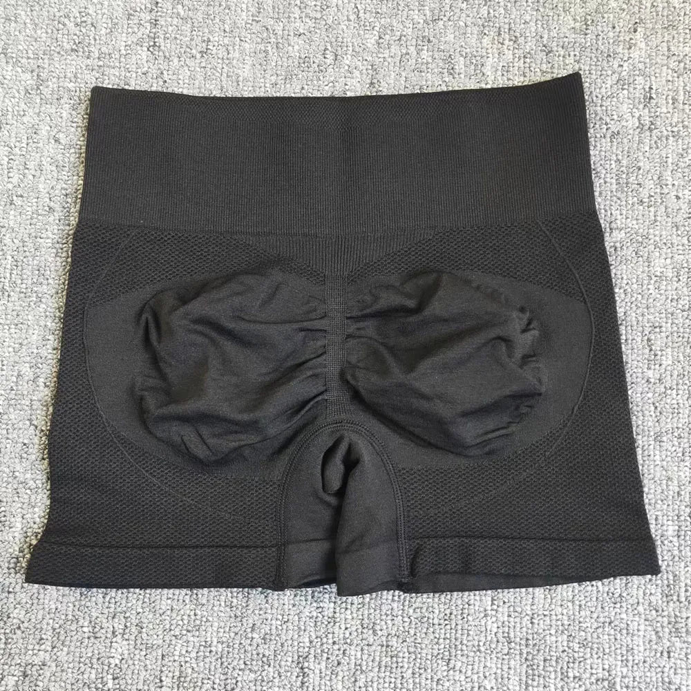 High Elasticity Women's Gym Shorts for Yoga and Fitness