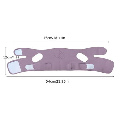 Overnight Face Lift Band with Graphene Fiber - Double Chin Reducer &
