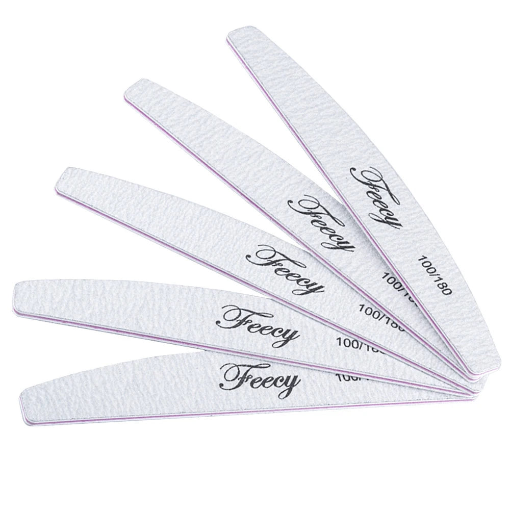 10Pcs/Lot Nail File Buffer Double Side Nail Files Buffer