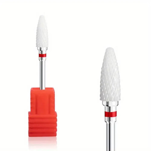1Pcs Ceramic Milling Cutter Nail Drill Bits Electric Manicure Drills