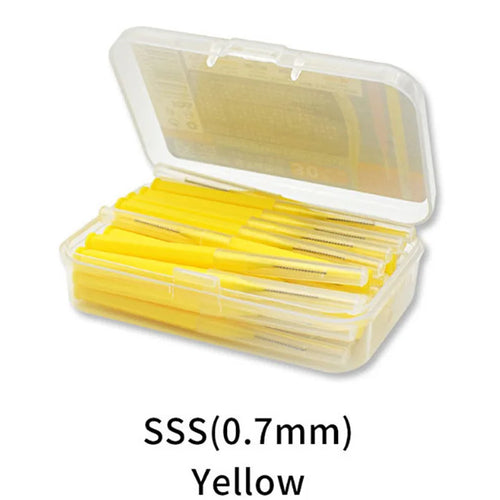 30pcs Premium Dental Picks Kit - Portable Interdental Brushes &