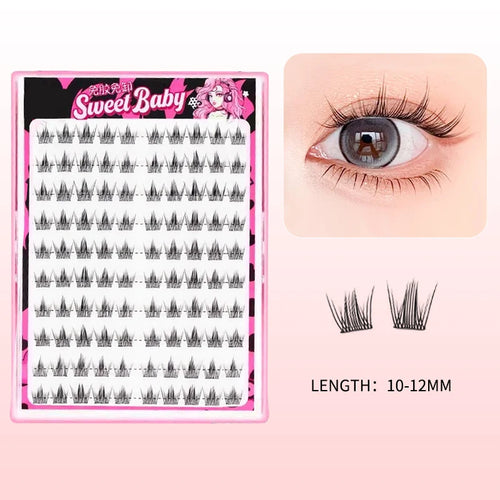 Self-Adhesive No-glue Eyelashes Ultra-thin Sheet Series False