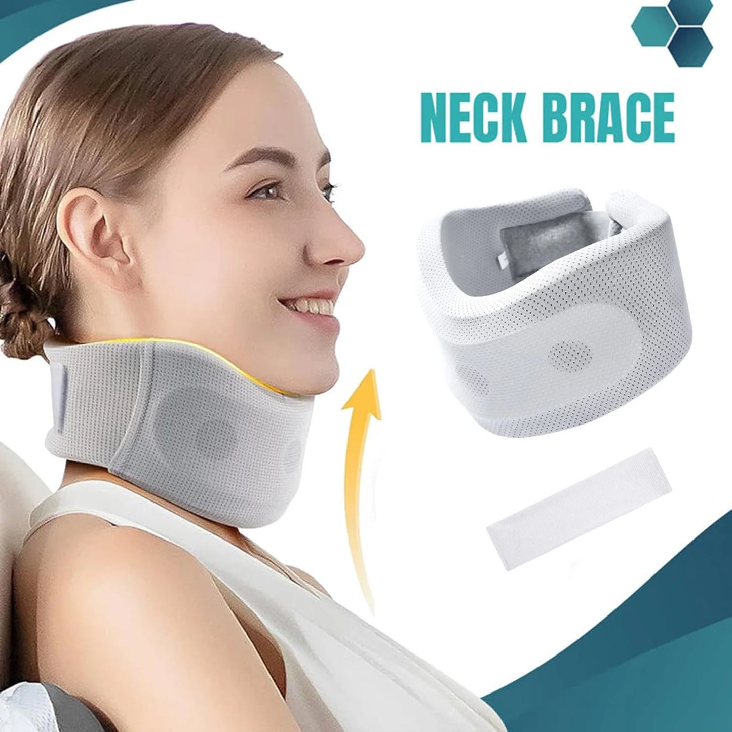 Soft Foam Cervical Neck Collar Adjustable Brace Support with