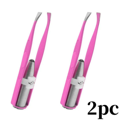 Eyebrow Tweezer with LED Light Smart Design Precision Eyelash Hair