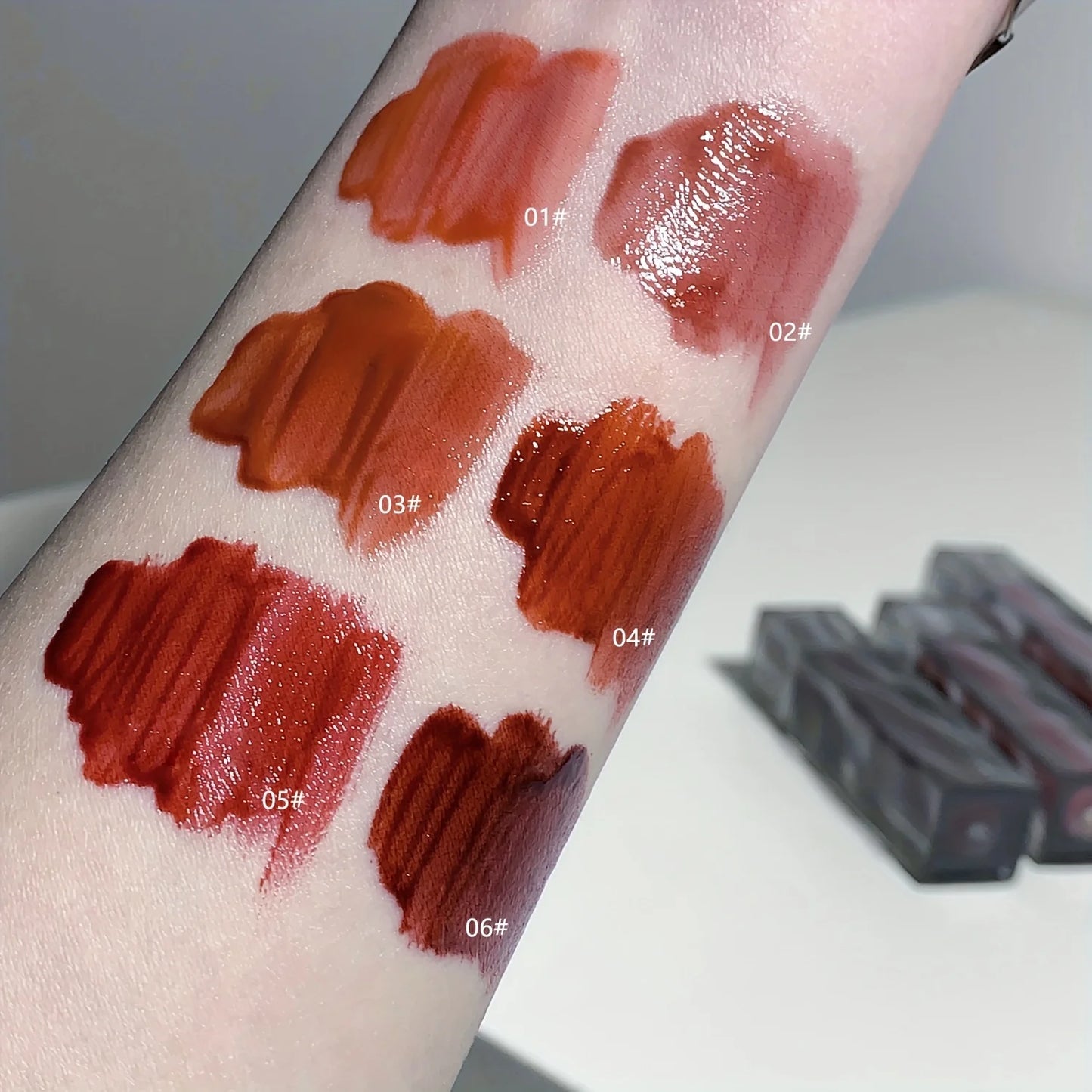 Adorable Bear Mirror Lip Glaze - Long-Lasting, Non-Fading, Hydrating