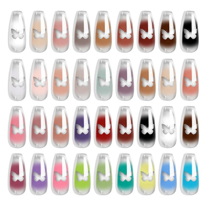 LIMEGIRL 9 Color Gradient Painting Gel Nail Art Gradient Color DIY