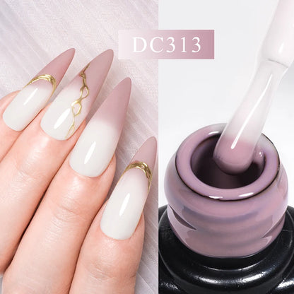 Mtssii 7ml Changing AurorasThermal Rubber Base Gel Nail Polish Nude