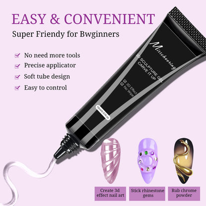 3D Gel Nail Art Modeling Gel Suitable for Nail Design DIY Nail Art for