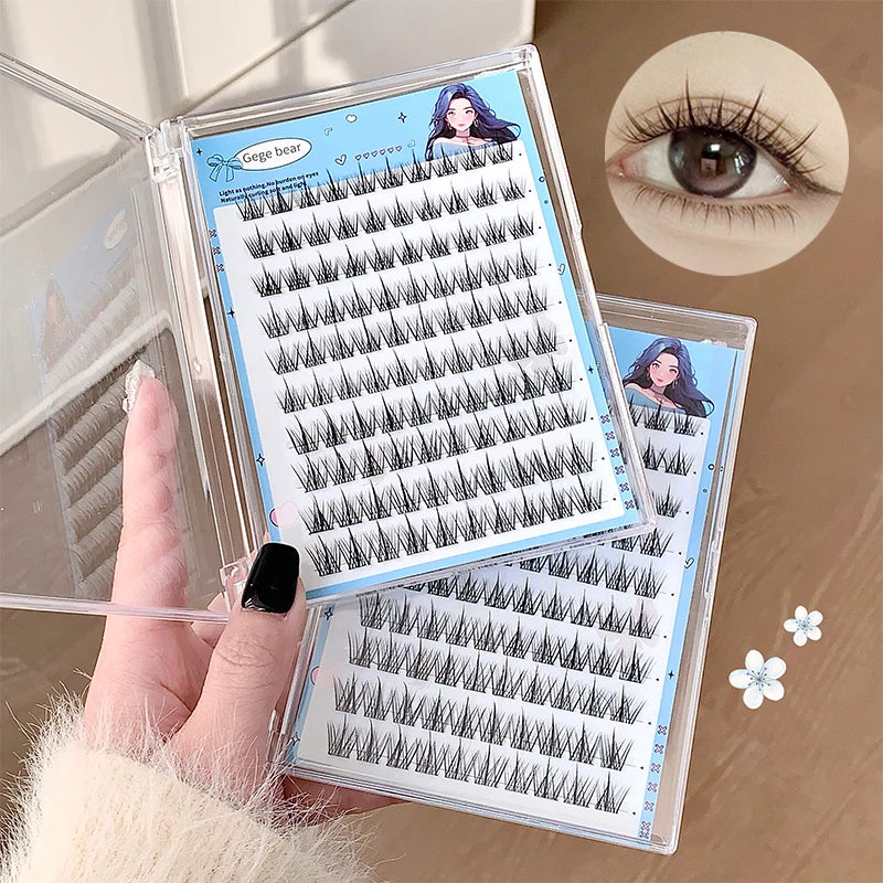 Gege bear Glue-free False eyelashes: A Lazy Person's Trilogy - Natural