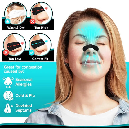 Anti Snoring Nose Strips for Breathing Correction Physical Expansion