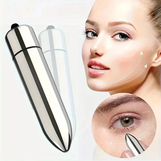 1pc Mini Vibrating Massager Facial And Eye Massage Treatment Promotes