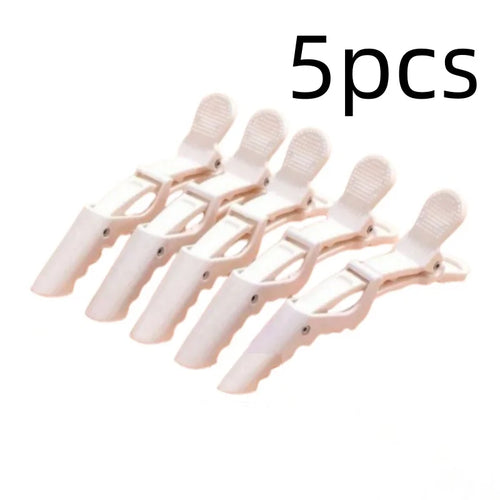5-30pcs Alligator Hair Clip Plastic Nonslip Hairpin Black Pink Durable