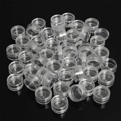 50pcs 5g Sample Clear Cream Jar Mini Cosmetic Bottles Containers