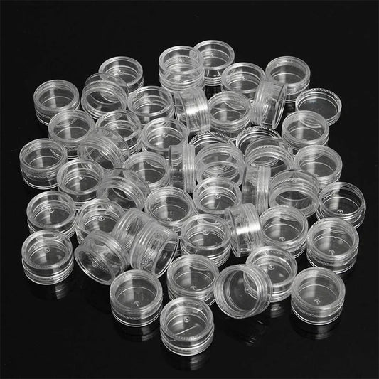 50pcs 5g Sample Clear Cream Jar Mini Cosmetic Bottles Containers
