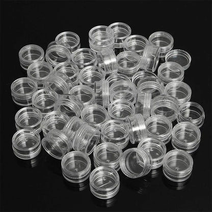 50pcs 5g Sample Clear Cream Jar Mini Cosmetic Bottles Containers