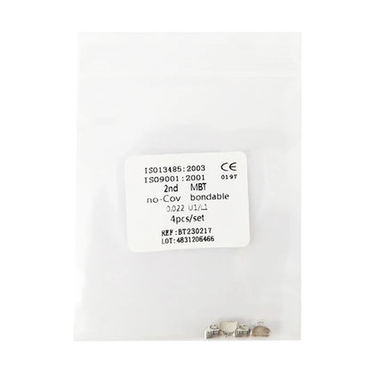 10pcs/Pack Dental Orthodontic Lingual Button Bottom Bondable Metal