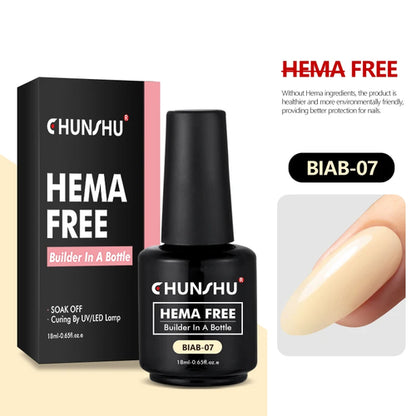 CHUNSHU Hema FREE Construction UV Gel 18ml Builder Nail Gel In A