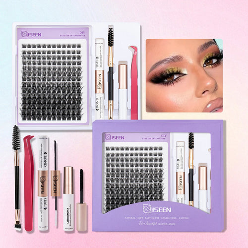 DIY Lash Extension Mix Styles Lash Clusters Individual with Bond&Seal