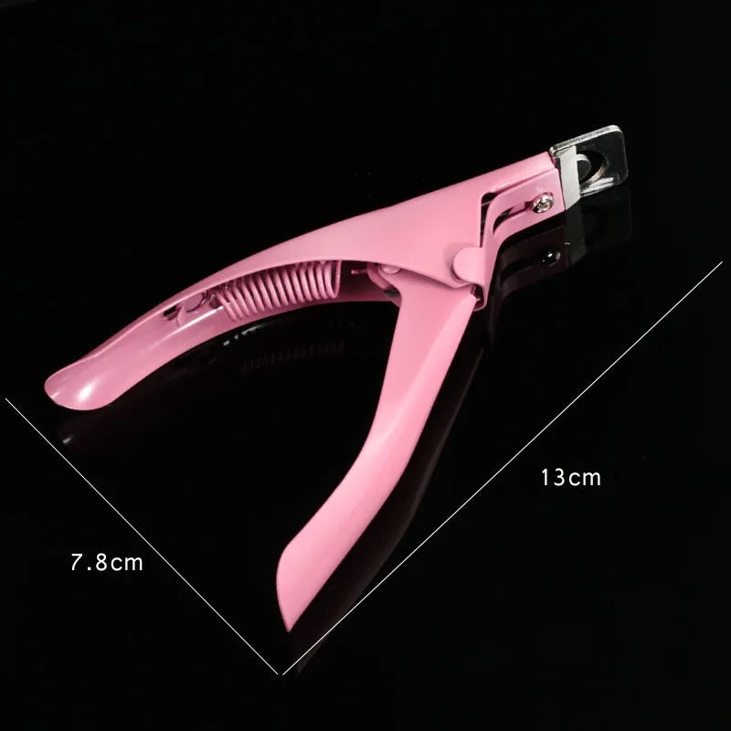 False Nail Clipper Manicure Clamp Clippers Special Type U Word Cut