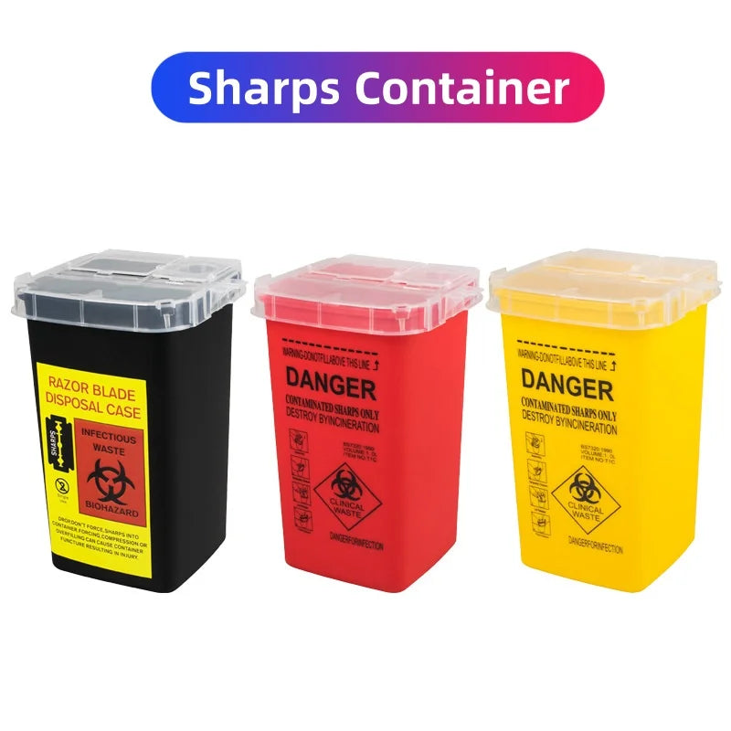 Tattoo Sharp Container Sharps Waste Bin Large Capacity Professional