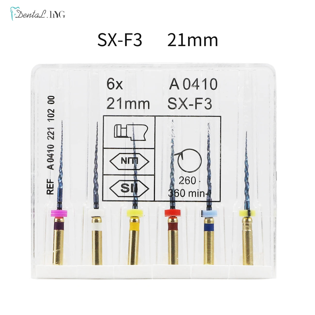Dental Root Canal File Gold Endo Rotary Super Files Golden Endodontic