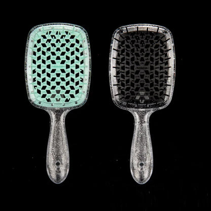 2pc Hair Comb Set Anti Static Scalp Massage Wet Dry Comb Demelante