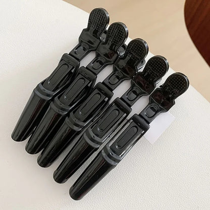 5-30pcs Alligator Hair Clip Plastic Nonslip Hairpin Black Pink Durable