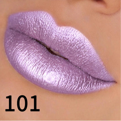 19 colors glitter lipstick hydrating red pink sparkling shine lip