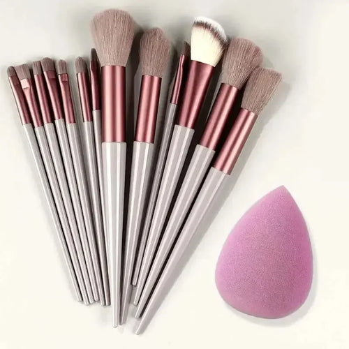 Professional Makeup Brush Set - Soft Fluffy Cosmetic Brushes for