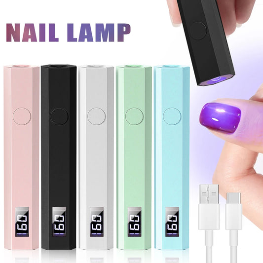 Timing Display Nail Lamp Portable Handheld Mini Family Quick Dry