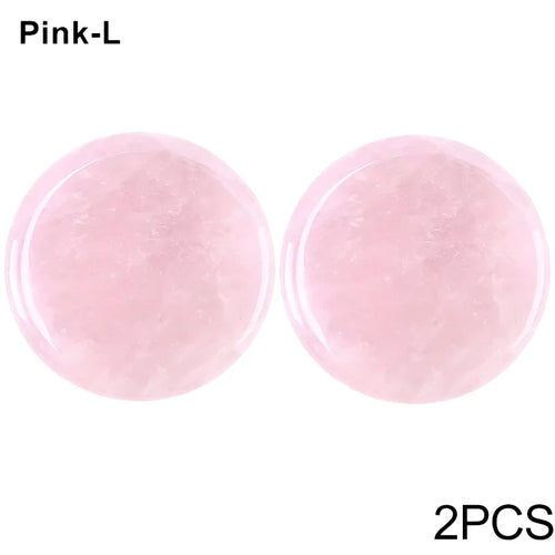 Glue Pallet Eyelashes Extensions Pink Green Jade Stone Reusable False