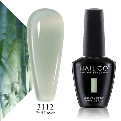 NAILCO 15ml Translucent Color Gel Nail Polish Vernis Semi Permanent UV