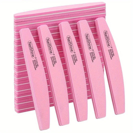 2/5/10PCS Professional Double-sided Nail File Block Colorful Sponge