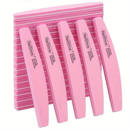 2/5/10PCS Professional Double-sided Nail File Block Colorful Sponge