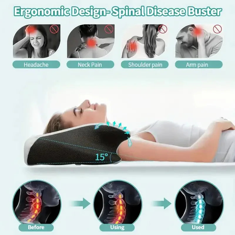 Butterfly Sleep Memory Neck Pillow Slow Rebound Comfortable Memory