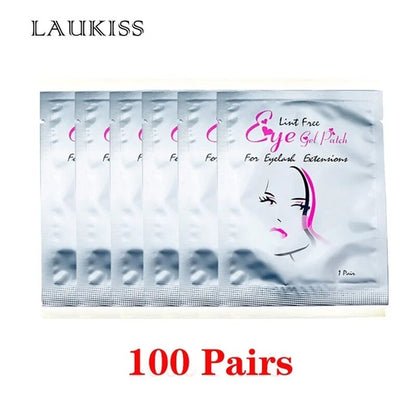 25/50/100Pairs Eye Patches Under Eyelash Pads for Building Hydrogel