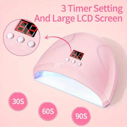 LINMANDA Professional USB Electric Nail Drill Polish File Kit with UV