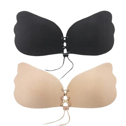 Invisible Strapless Adhesive Stick Bra Strapless Push Up Bras Women Sexy Backless Lingerie Seamless Silicone Bralette Underwear