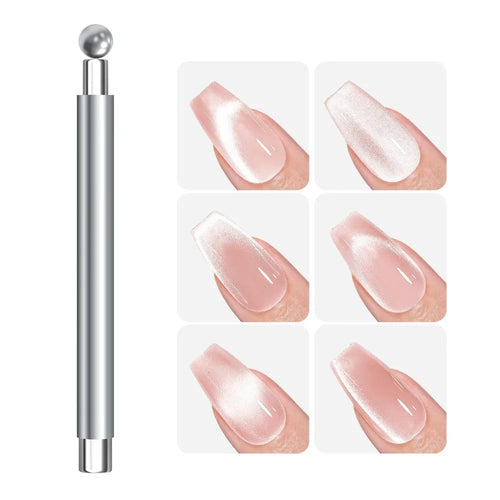 27pcs Cat Eye Magnet Cube for Nails Strong Magnetic Square Stick 9D/5D